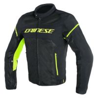 Dainese AIR-FRAME D1 pánská letní textil. bunda černá/fluo-žlutá